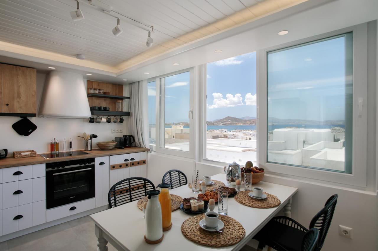 Manda Luxury Apartments Naxos City المظهر الخارجي الصورة